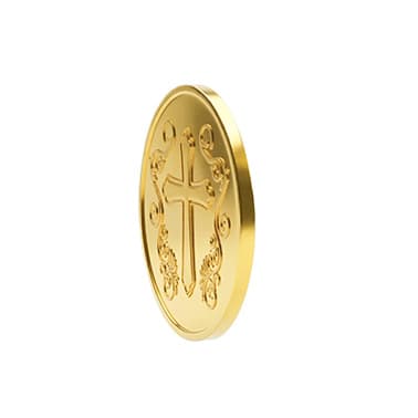 Coin - 22K (Cross)