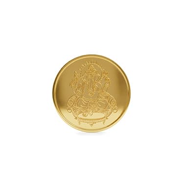 Coin - 22K (Ganesha)