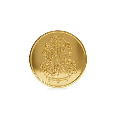 Coin - 22K (Ganesha)