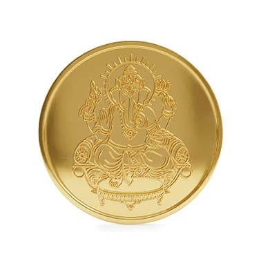 Coin - 22K (Ganesha) 3