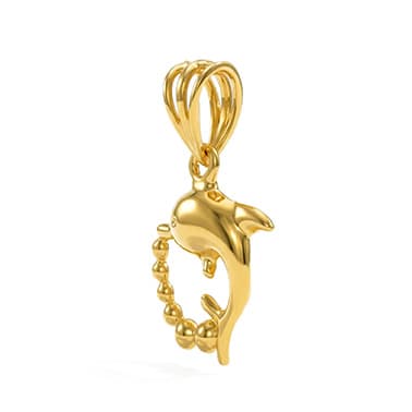Dancing Dolphin Pendant 2
