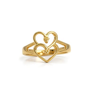 Dual Heart Ring