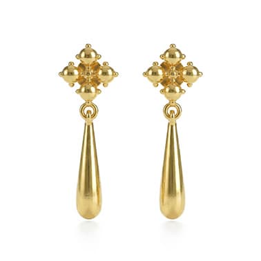 Flower Drop Earring