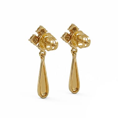 Flower Drop Earring 1