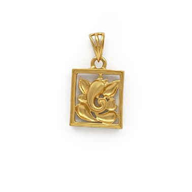Ganesh Frame Pendant 1