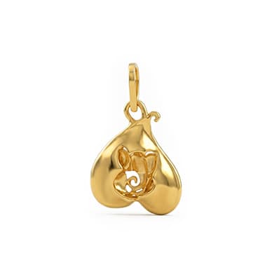 Ganesh Leaf Pendant 1