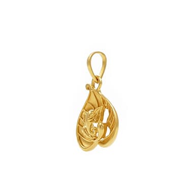 Ganesh Leaf Pendant 2