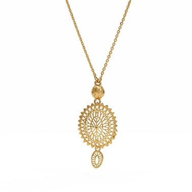 Gold Sun Necklace