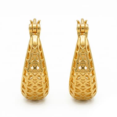 Golden Hoop Earring