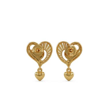 Heart Drop Earring 1