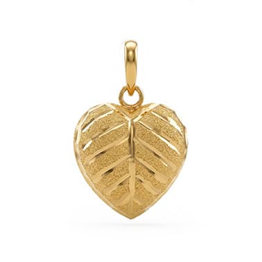 Leaf Heart Pendant