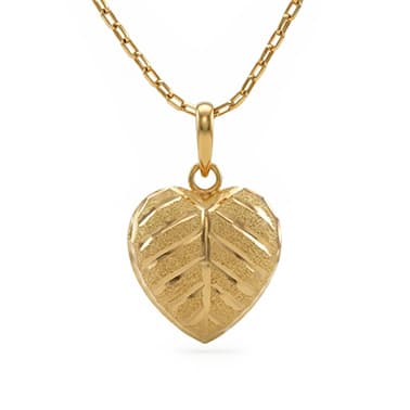 Leaf Heart Pendant 3