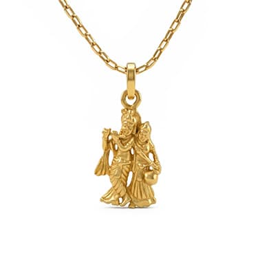 Radha Krishna Pendant 3