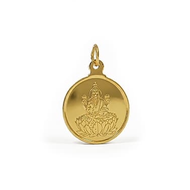 Round Laxmi Pendant