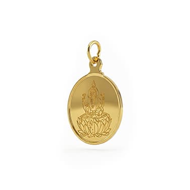 Round Laxmi Pendant 2
