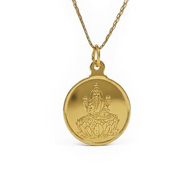 Round Laxmi Pendant 3