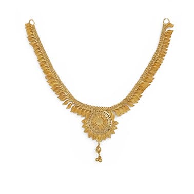 Sun Leaf Necklace 2