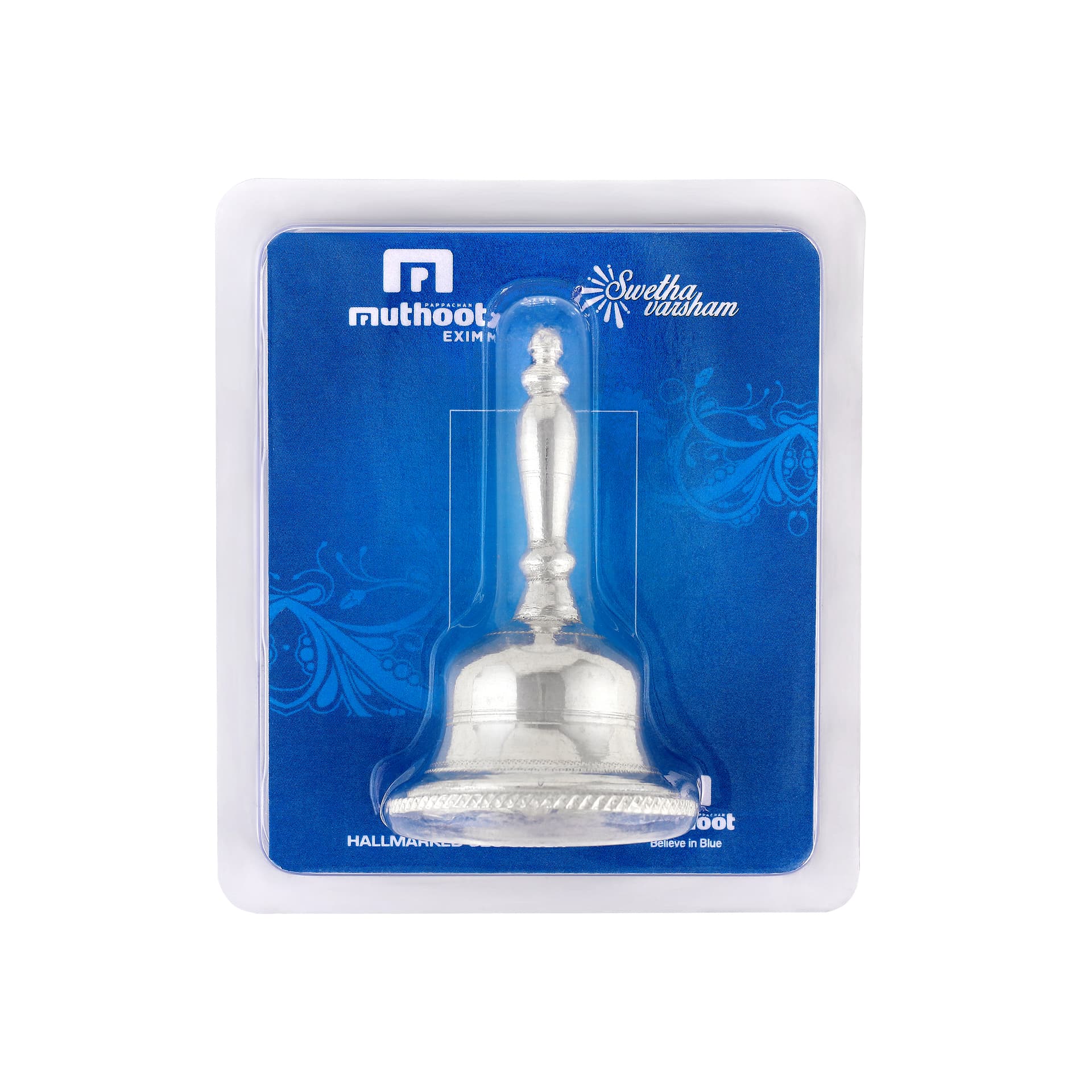 Muthoot Pappachan Swethavarsham BIS Hallmarked Puja Bell 925 Purity 45 GMS