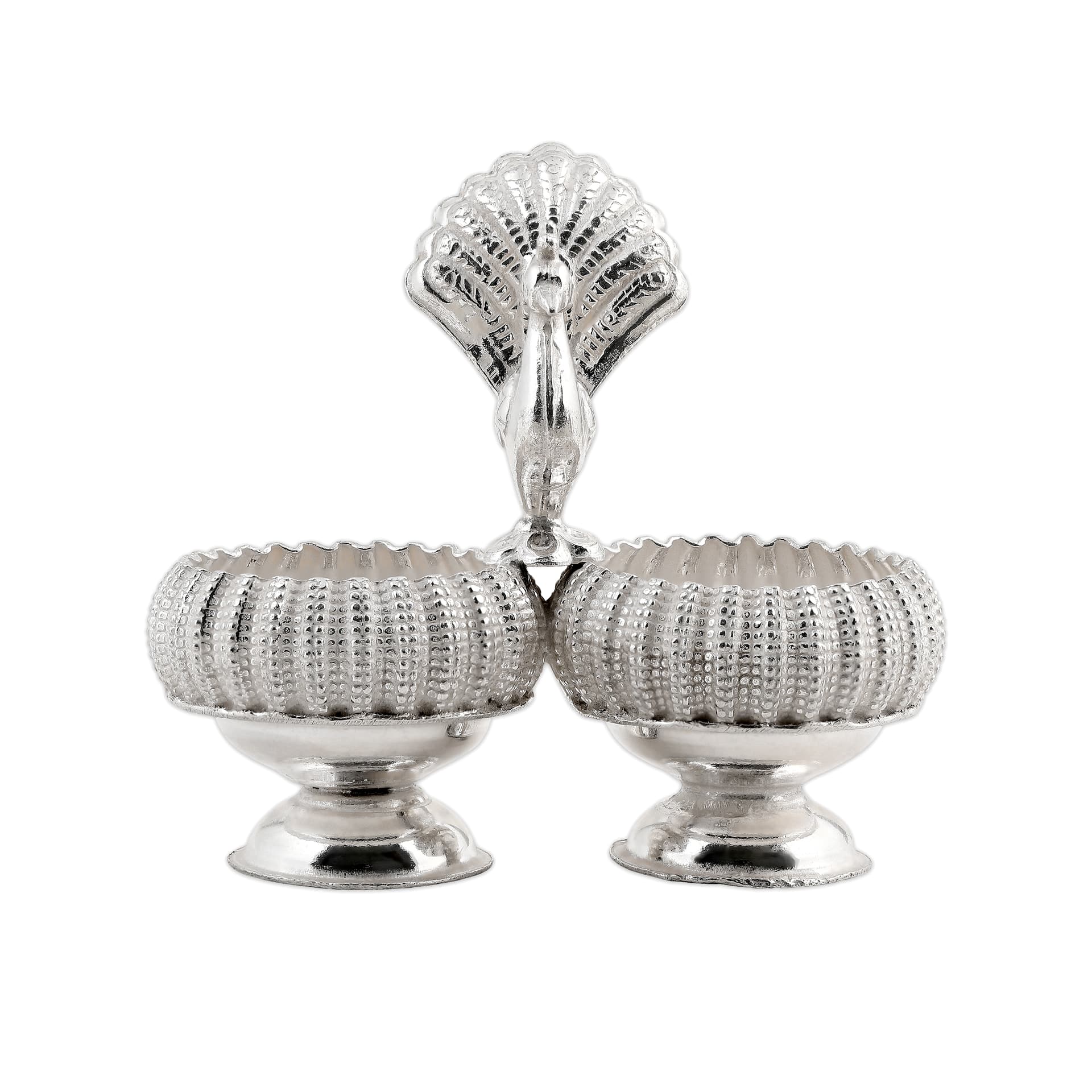 Muthoot Pappachan Swethavarsham BIS Hallmarked Kumkum Holder 925 Purity 25 GMS 1