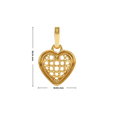 Heart Net Pendant 3