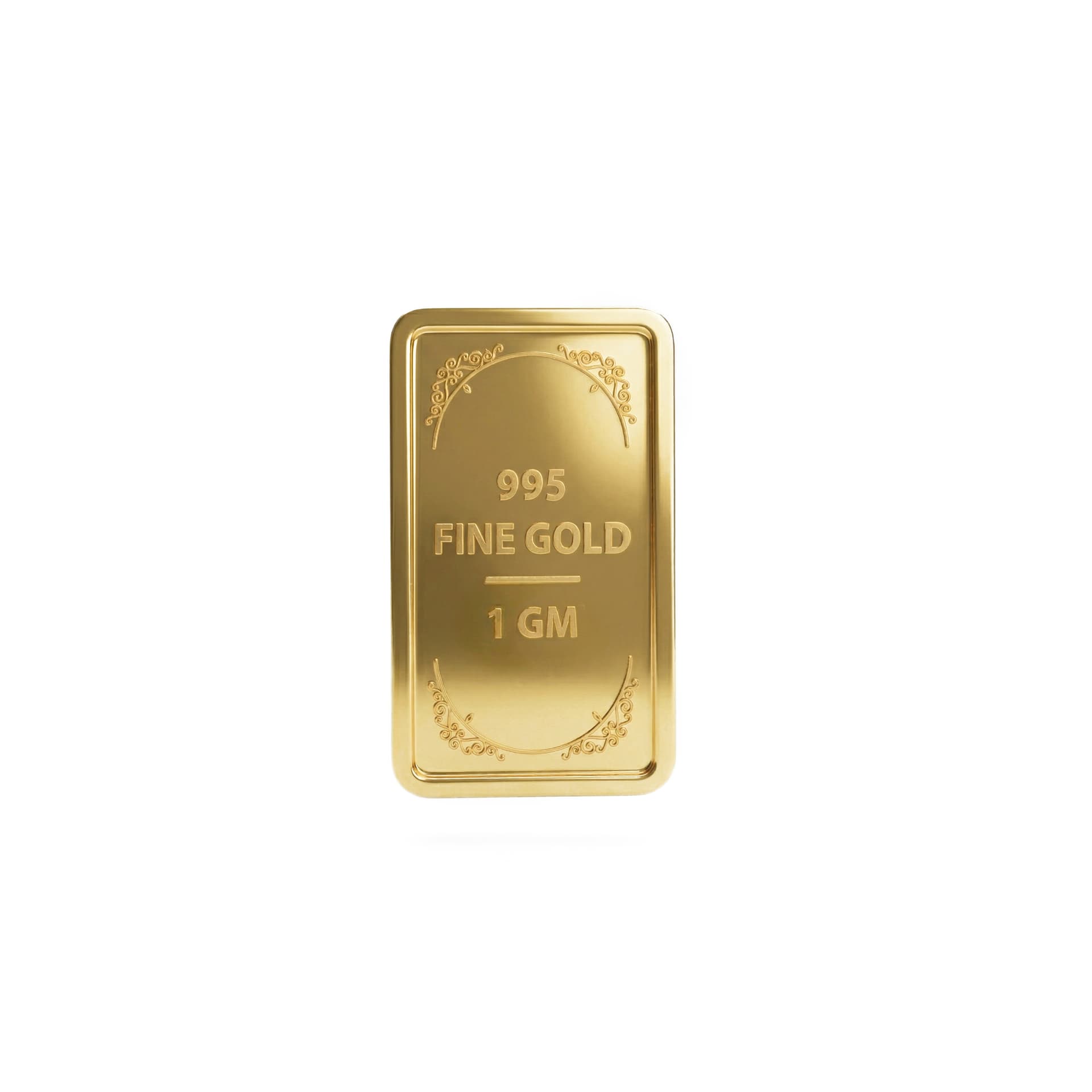 Swarnavarsham  (995) Yellow Gold Bar 1 Gm