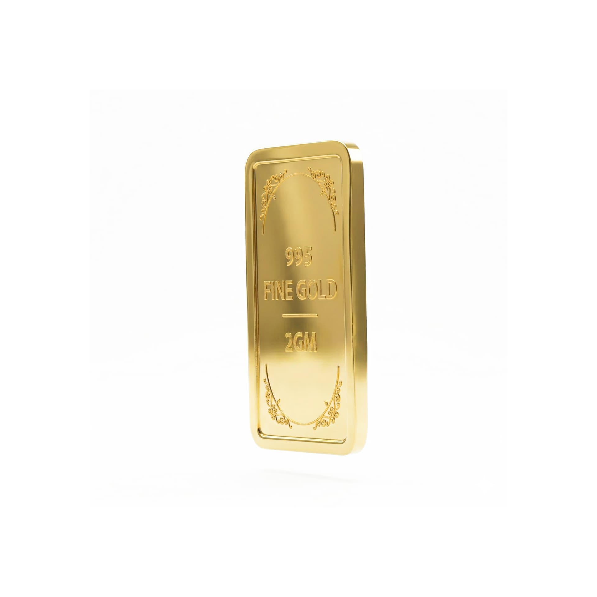 Swarnavarsham  (995) Yellow Gold Bar 2 Gm 1