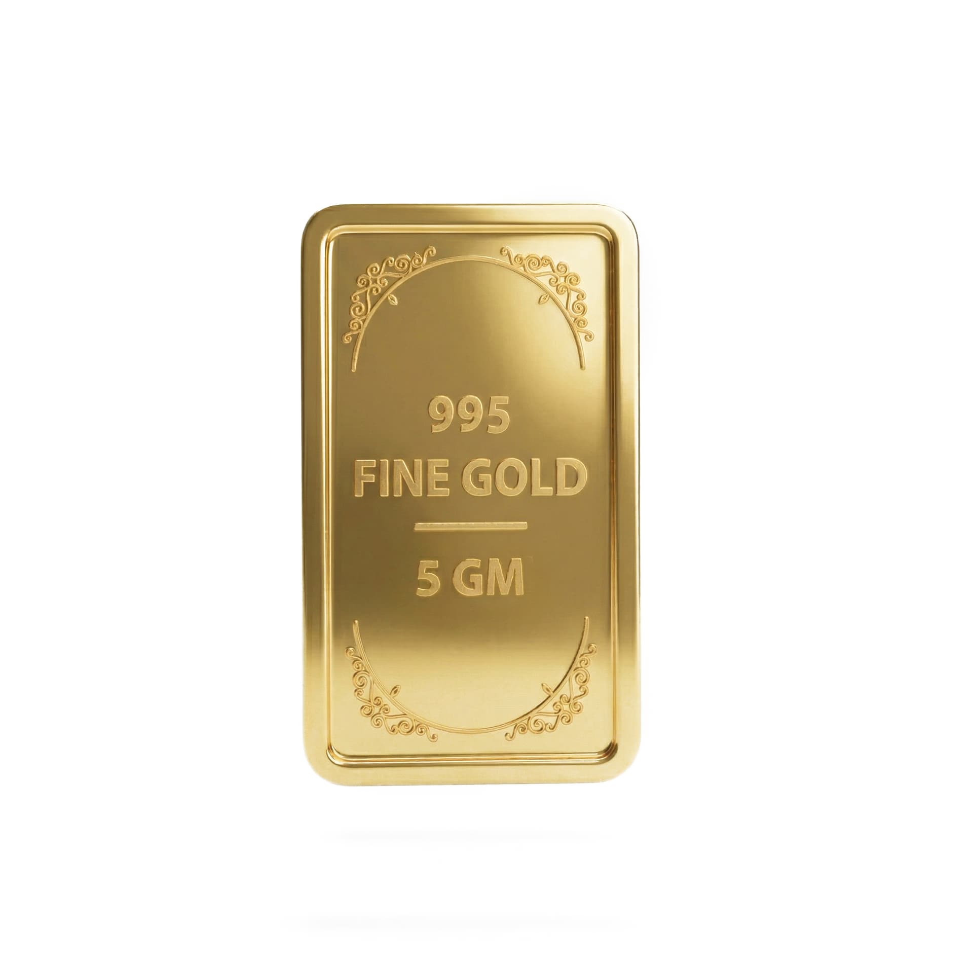 Swarnavarsham  (995) Yellow Gold Bar 5 Gm