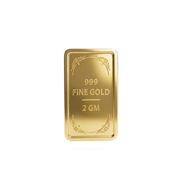 Swarnavarsham 24K (999) Yellow Gold Bar 2 Gm