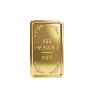 Swarnavarsham 24K (999) Yellow Gold Bar 5 Gm