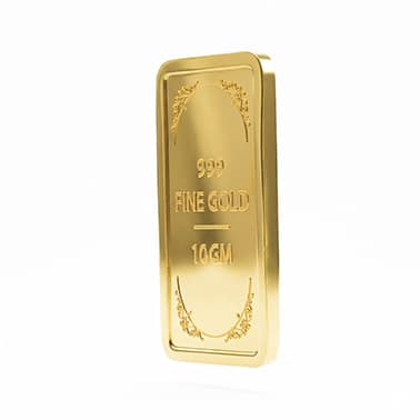 Swarnavarsham 24K (999) Yellow Gold Bar 10 Gm 1